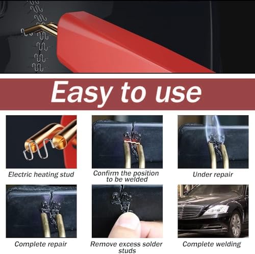Image of Serplex 600Pcs Plastic Welding Staples Set with 2 Types Hot Staples 0.6mm 0.8mm Wave Hot Staple Welding Supplies for Welder Gun to All Plastic Fix Repair Car Bumpers Cracks and Craft