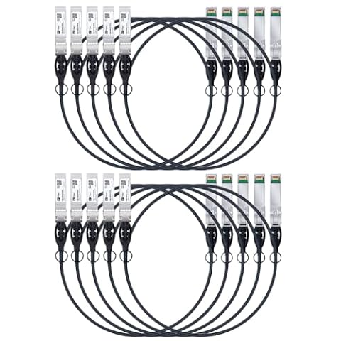 HiFiber 1m (10 szt.) Kabel DAC 10G SFP+ Miedziany kabel Twinax