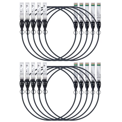HiFiber 1m (10 szt.) Kabel DAC 10G SFP+ Miedziany kabel Twinax