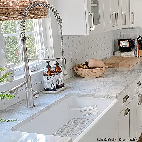 Waterhaus Lead Free Solid Stainless Steel Pull Down Kitchen Faucet #TOP3