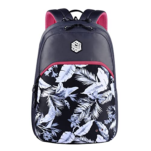 Image of Montana 39 Ltrs School Laptop Backpack (Grey-Pink), One Size (LBPMNTNA0407)