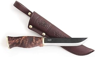 Ahti Leuku 145mm Carbon Steel Scandinavian Knife from Finland - Ahti