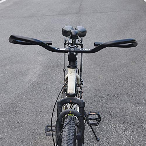 UPANBIKE Bicycle Butterfly Handlebar 25.4mm 31.8mm Cycling Handlebar with Sponge Grips Bike Rest Bar For MTB,Road Bike, Mountain Bike(φ25.4mm)