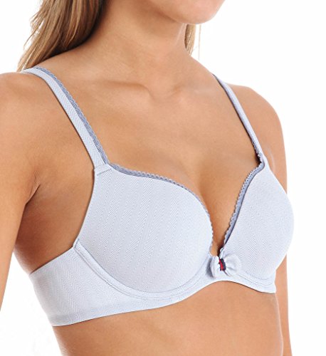 Tommy Hilfiger Women's Microfiber Push Up Bra with Bow