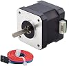 STEPPERONLINE 0.9deg Nema 17 Stepper Motor Bipolar 1.5A 30Ncm with 1 Meter Cable for 3D Printer CNC