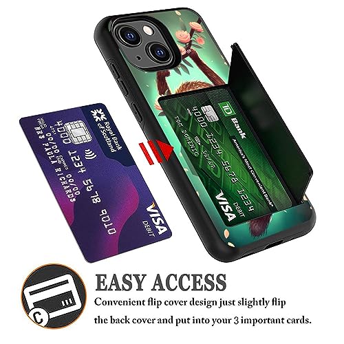 Coque iPhone 14 antichoc étui portefeuille polycarbonate double couche - 5