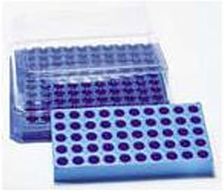 National Scientific C4015-25 Polypropylene Vial Rack for 15mm Diameter Vial (Case of 5)