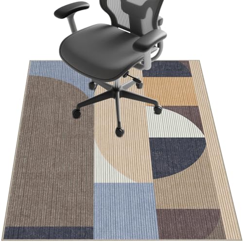 Chair Mat for Hardwood Floor,48\"*36\" Under Desk Mat for Rolling Computer Chair &Low Pile Carpet Floor,Anti-Slip Floor Protector for Home Office Leisure Time