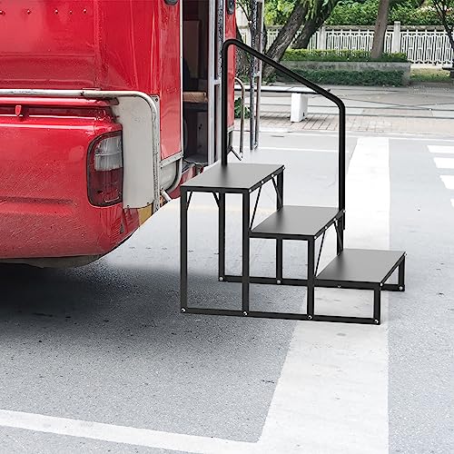 3 Step Stairs 5Th Wheel Stair Hot Tub Steps Outdoor Rv Step Ladder Support Economy Stair Riser Quick Eases Boarding #TOP5