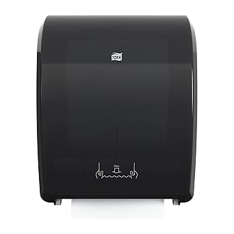 Tork 772828 Mechanical Paper Towel Dispenser, 15.95" Width x 12.32" Length x 9.32" Depth, Black Case of 1 Dispenser