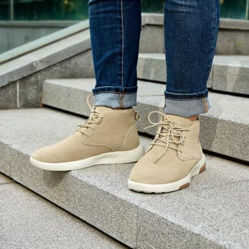 OrthoComfoot Men's Orthopedic Ankle Boots Walking Shoes: Arch Support Leather Dress Oxfords for Plantar Fasciitis, Comfortable Orthotic Fashion Sneakers for Foot Heel Pain Relief3