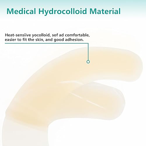 Miniatura 3 de Tiras de barrera para la ostomía paquete de 20, tiras de barrera elástica para bolsas de colostomía, tiras de barrera cutánea sin látex, extensores