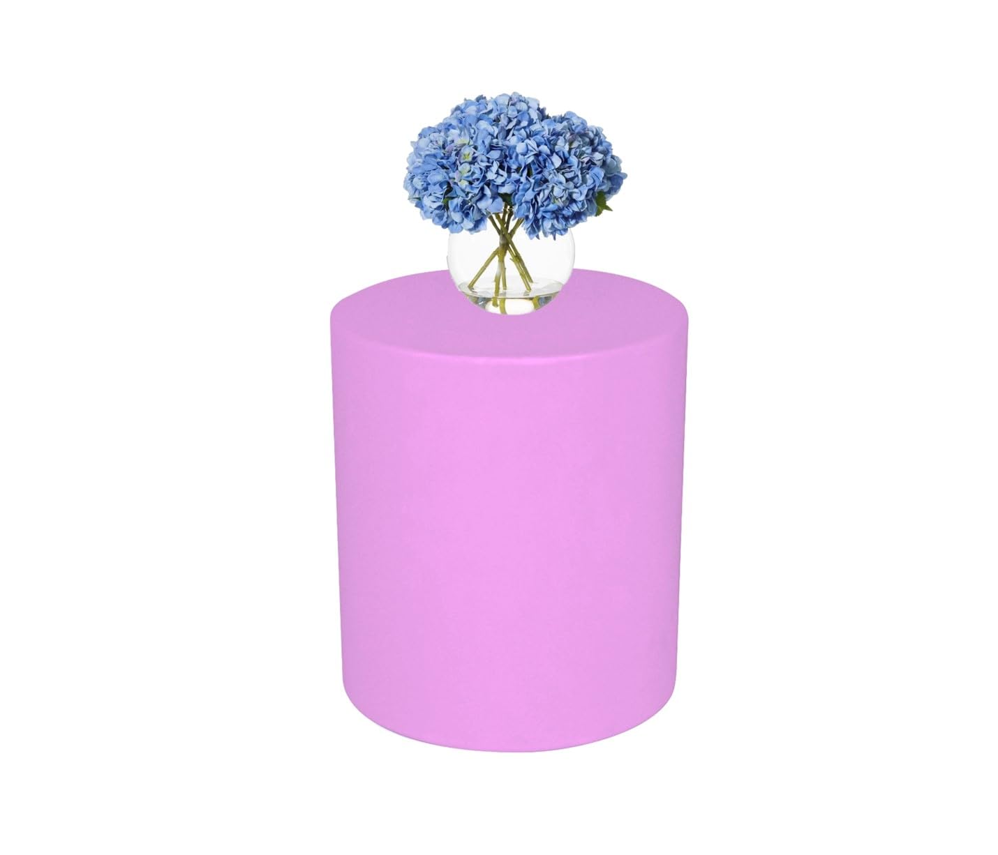 Roller Colonne Kloris cylindrique en plastique lilas 40 cm pour aménagement