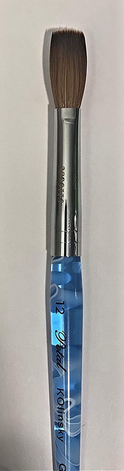 CRIMPED 100% Kolinsky Acrylic Nail Brush (Crimped 12)