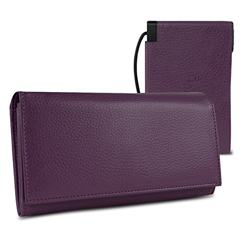 Halo Women's Power Wallet 3000 w/RFID Protection (Purple)