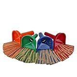 Easy Wrap Coin Tube Set, 4 Color Coded Coin Tubes, 20 Striped Flat Wrappers of Each Denomination