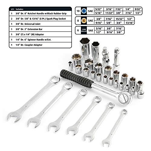 Greatneck 125 Piece Marine Tool Set, Versatile Boat Tool Kit, Water Resistant Marine Tool Kit Case, Emergency Marine Tool Kit For Boats, Chrome Plated #TOP6