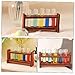 BESPORTBLE Miniature Colored Test Tubes with Wooden Rack for Mini House Decoration Lightweight Lab Accessory for Dollhouse Crafts and Role Play Compact Science Themed Ornament Gift