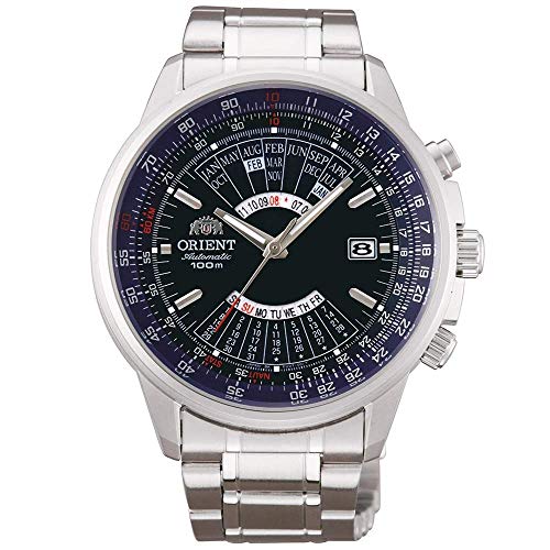 Preisvergleich Produktbild Orient Herren Analog Automatik Uhr mit Edelstahl Armband FEU07008DX