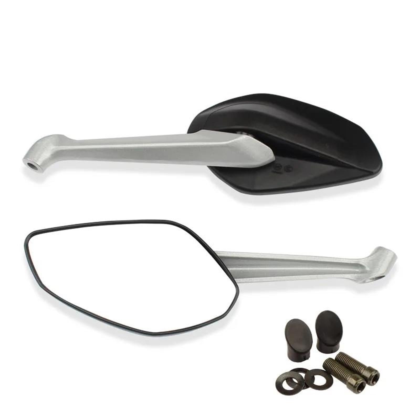 Espejo de manillar plata para Ducati Diavel 14 y Monster 821 retrovisor izquierdo derecho