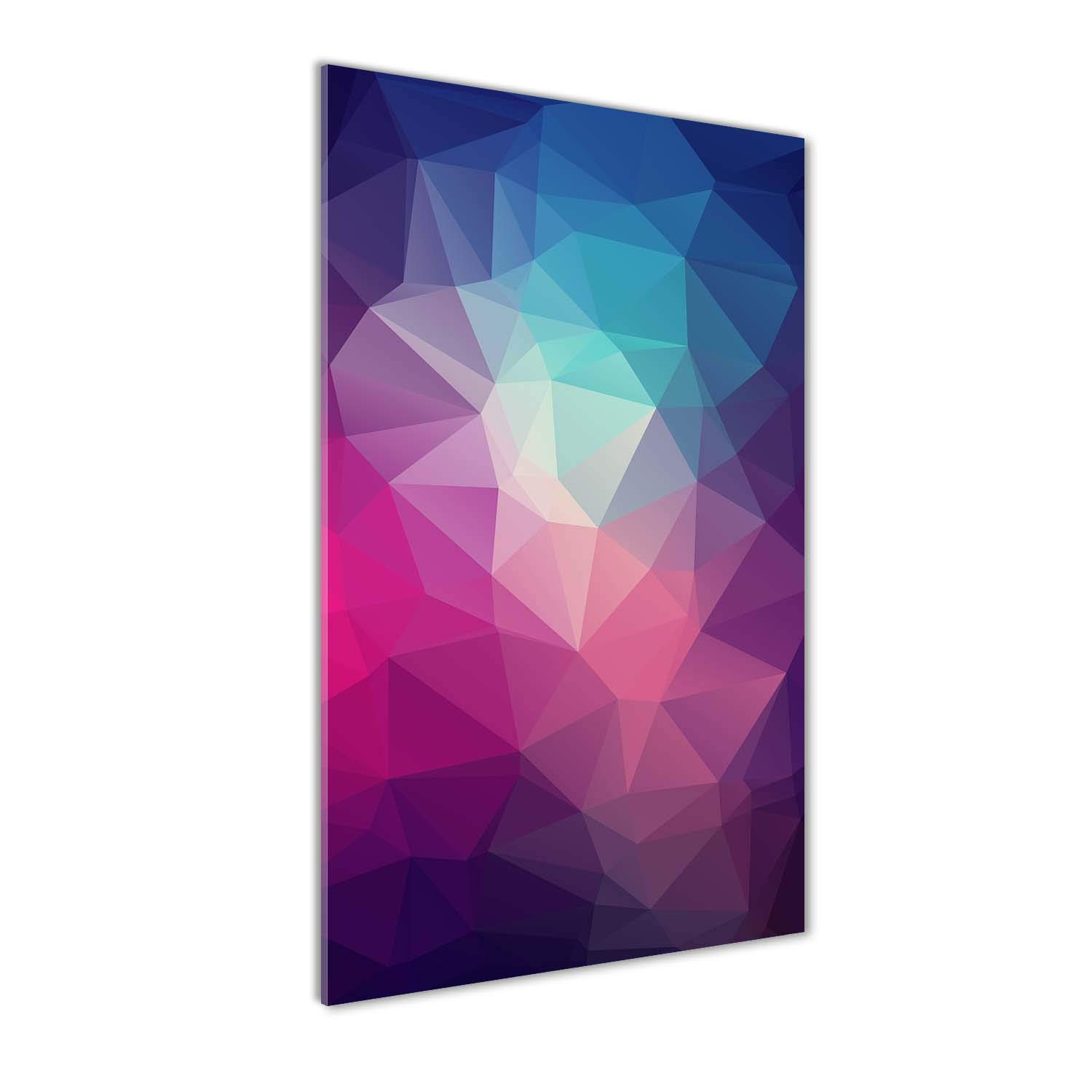 Image tableau déco murale en verre 60x120 cm pour masquer un mur vide avec style
