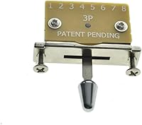 Vista 2 de KAISH Interruptor de palanca de 3 vías de alta resistencia para pastillas de guitarra, interruptor selector de pastillas para Strat Tele con punta