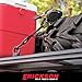 Erickson Pro Series 1in x 10ft Black Retractable Ratcheting Tie-Down Straps, Heavy-Duty Secure Hold, 1500 lb Load Capacity, Pack of 2