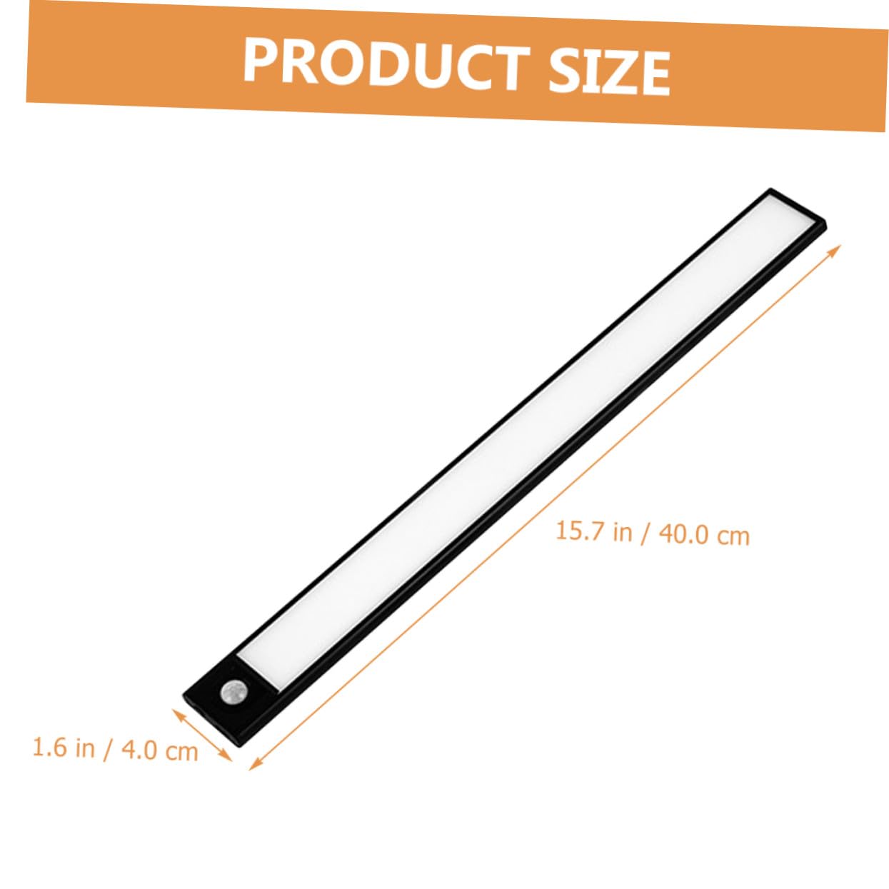 Housoutil Lampe LED Détecteur de Mouvement Rechargeable, Veilleuse Intérieure Lumière Chaude, Ultra Fine, Capteur Intelligent pour Chambre et Armoire, Batterie Intégrée, Usage Quotidien