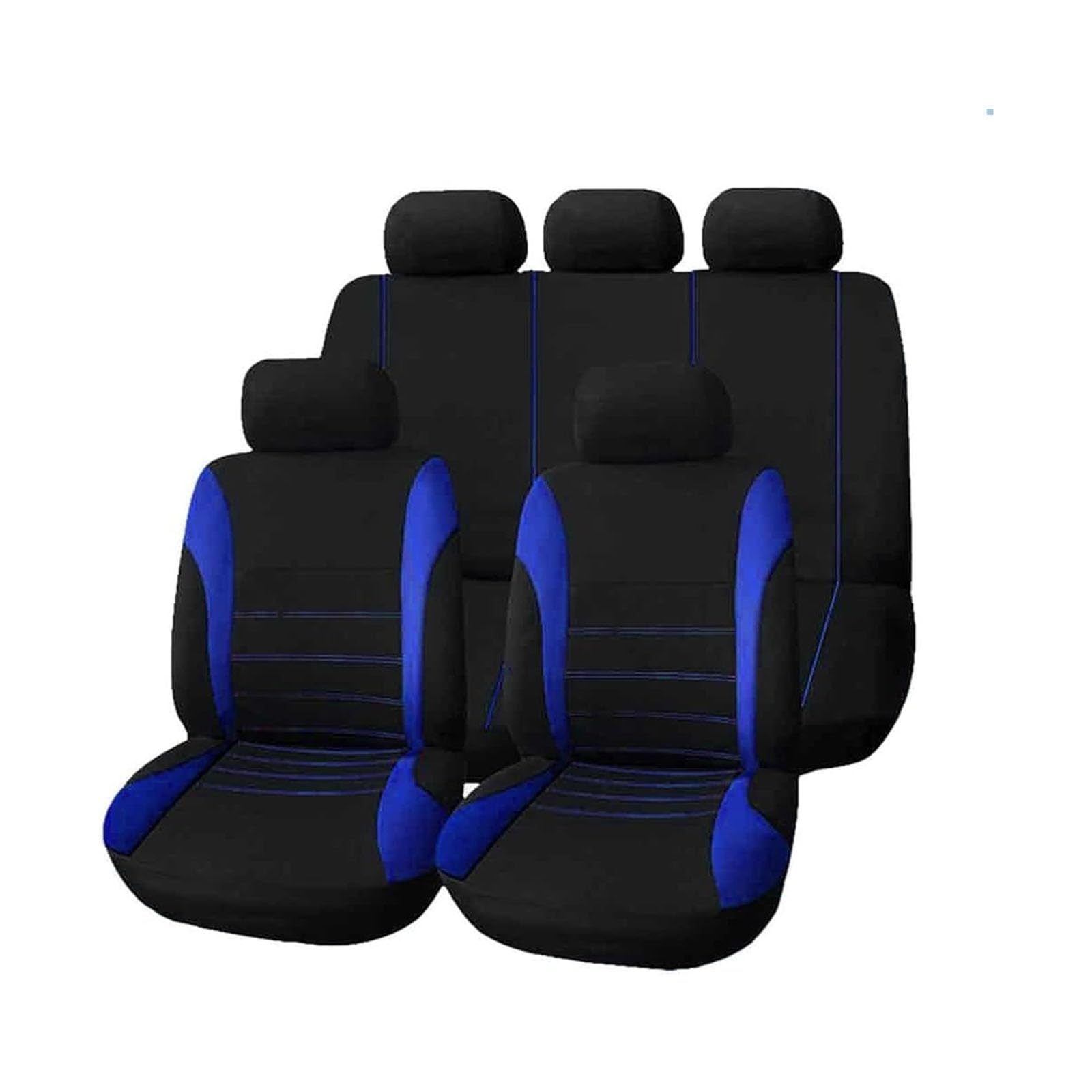 Housse siège voiture pour Nissan Juke 5 places universelle bleu anti-tache