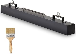 Magnetic Sweeper, 60 Inch Magnet Sweeper, Magnetic Forklift Sweeper with 120 lbs Lifting Capacity, for Picking Up Bolts, Nails, Iron Chips