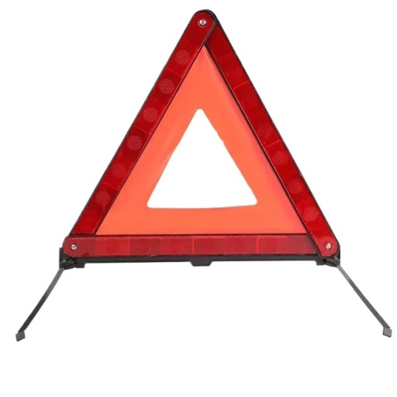 Triángulo de Advertencia Trípode Plegado señal de Parada Reflector Coche Emergencia avería Herramienta Advertencia triángulo Rojo Reflectante(Small Red)