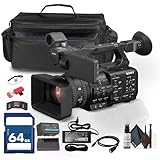 Sony PXW-Z200 4K 1' CMOS Sensor XDCAM Camcorder (PXW-Z200) W/ 64GB Memory Card + Large Case + Card Reader + Memory Wallet + Cap Keeper + Cleaning Kit + HDMI Cable