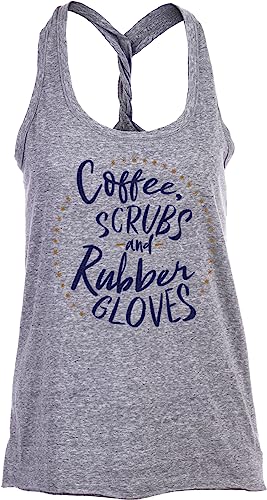 Ann Arbor T-shirt Co. Nurse Coffee & Medical Humor Tank L