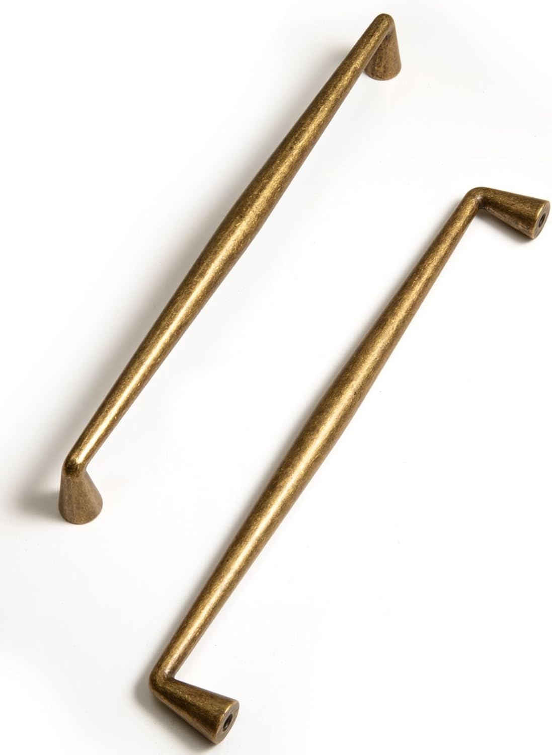 Antique Brass Zinc Alloy Cabinet Pulls - 7.56" (192mm)Hole Center Classic Vintage Drawer Handles ,Kitchen Cupboard Bathroom Dresser Cabinet Hardware (5, Antique Brass, 7.56" (192mm)Hole Centers)