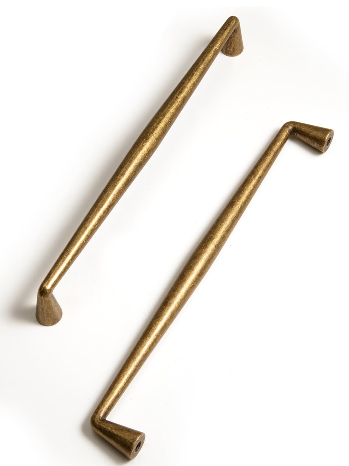 Antique Brass Zinc Alloy Cabinet Pulls - 7.56" (192mm)Hole Center Classic Vintage Drawer Handles ,Kitchen Cupboard Bathroom Dresser Cabinet Hardware (5, Antique Brass, 7.56" (192mm)Hole Centers)