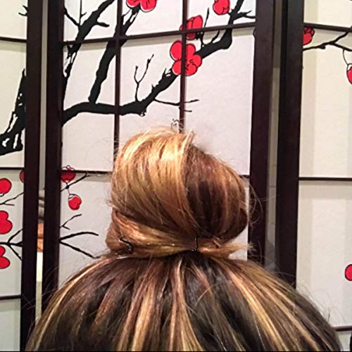 10Pcs Spiral Hair Pins, Non-Scratch Ball Tips Screw Pins For Diy Hair Style (Black) #TOP3