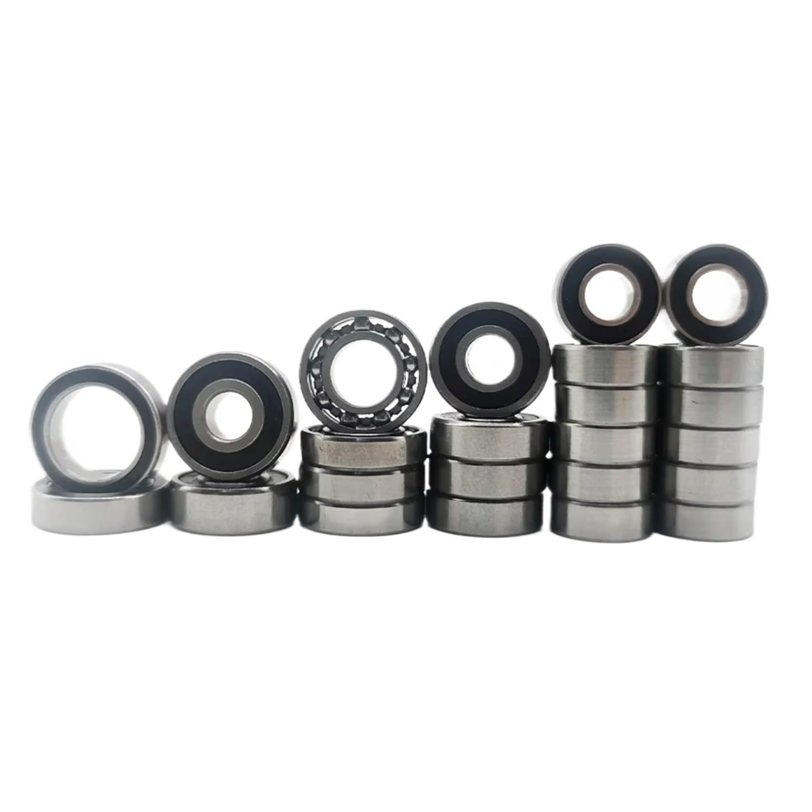 RC Lagerteile Für Axial Für SCX10 III 1/10 24 Teiliges Vorgefettetes AR45 Portalachsen Kugellager Kit Für Vorne Und Hinten Schwarz Gummiversiegelt RC Autoteile