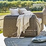 Loberon Gartensessel Bogdanne Braun/Creme