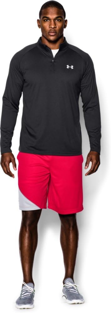 Under Armour Men's Tech  Zip Small Black (003)/White
