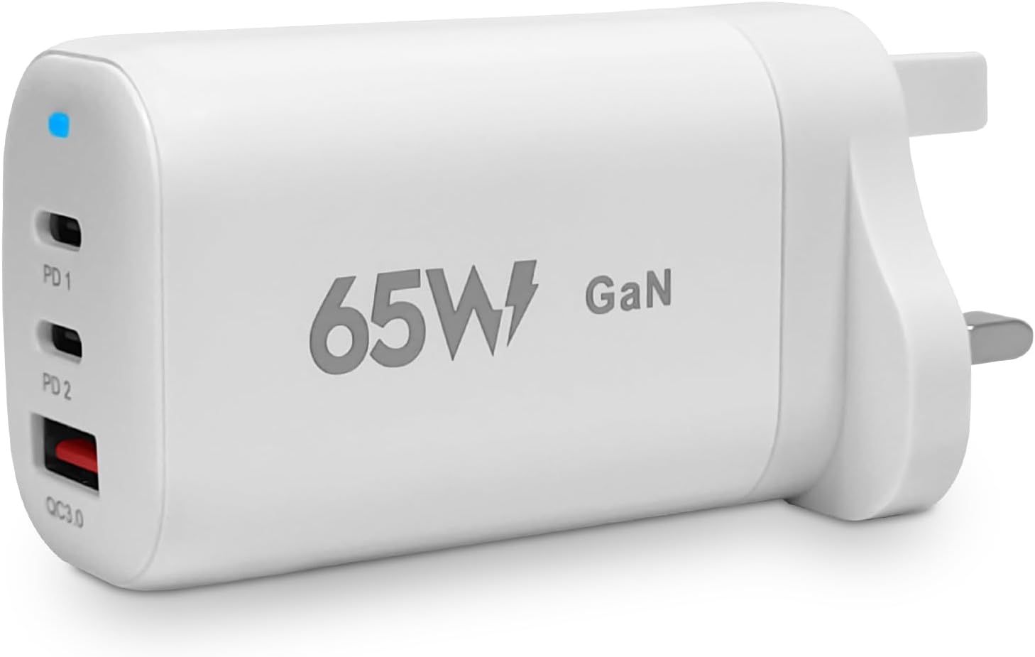 65W GaN USB C Charger,QC 3.0 Quick...