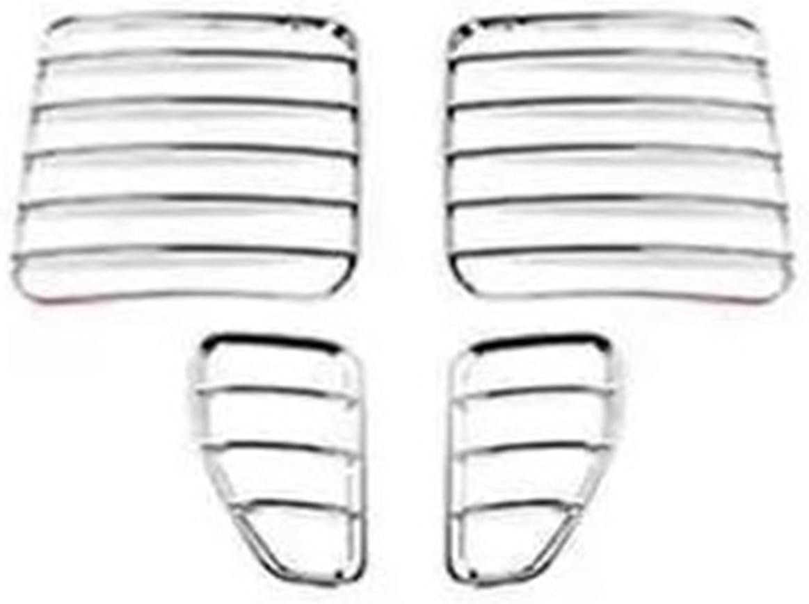 Car Rear Light Cover Trims Car Tail Light Lamp Decoration Fits for Jeep for Renegade 2016 2017 2018 2019 2020 2021 2022 Taillight Cover Exterior Accessories Taillight Guard Cover(Silver)(Silver)