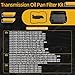 JAVOUKA Transmission Oil Pan Kit with Filter & Gasket, for NAG1 W5A580 Transmission, for Dodge Challenger/Charger/Magnum/Nitro, for Jeep Wrangler/Grand Cherokee/Commander, for Chrysler 300, 2005-2016