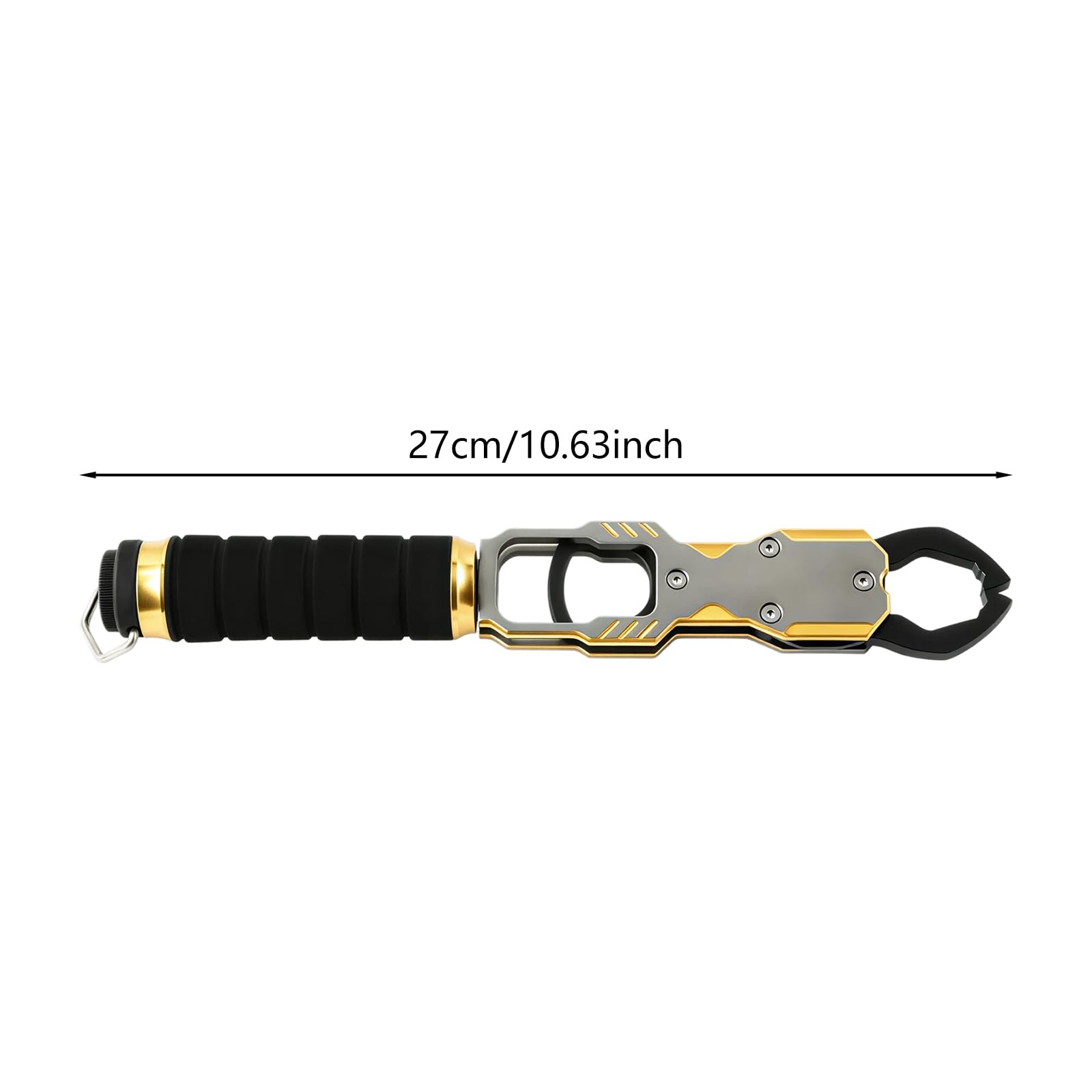 Łopatka do ryb, z wagą, przegub obrotowy 360°, aluminium