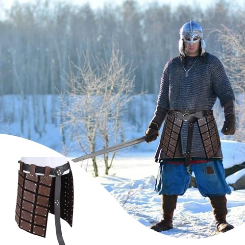 Falda medieval hombre con doble protección lateral para espectáculos 3