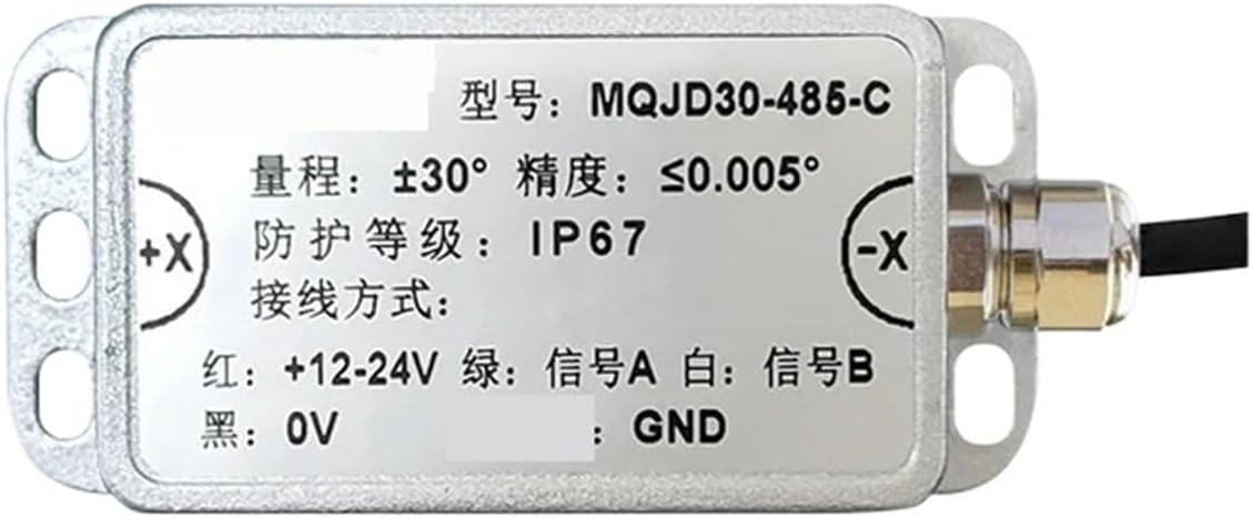 Single Axis Tilt Sensor Digital Inclinometer Angle or Inclination Measuring(MQJD30-A-C1-C)
