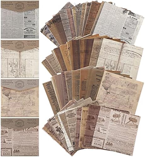 240 Sheets Vintage Scrapbook Paper Supplies Journaling Scrapbooking Material Paper Retro Decorative Craft DIY Papers Junk Journal Vintage Paper for Scrapbooking, Wrapping, Decorating