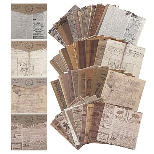 240 Sheets Vintage Scrapbook Paper Supplies Journaling Scrapbooking Material Paper Retro Decorative Craft DIY Papers Junk Journal Vintage Paper for Scrapbooking, Wrapping, Decorating