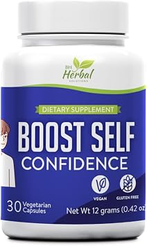 Boost Self Confidence Herbal Supplement - Adults and Teens - Boost Concentration, Enhance Focus - 100% Natural Herbal Supplement