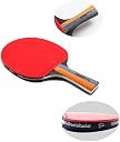 Symagalbst Professional Table Tennis Set, 2 Bats, 3 Balls, 1 Bag, Red, Ideal for Beginners & Professionals gallery image