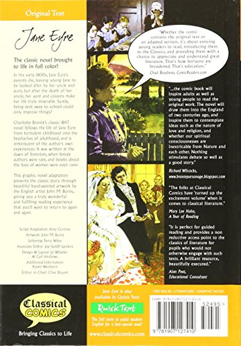 Jane Eyre Original Text Version Édition Intégrale Non Censurée Broché